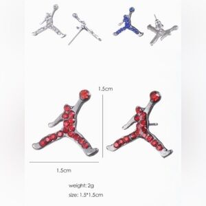 Jumpman earrings